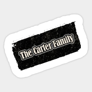 Nyindirprojek The Carter Family Sticker